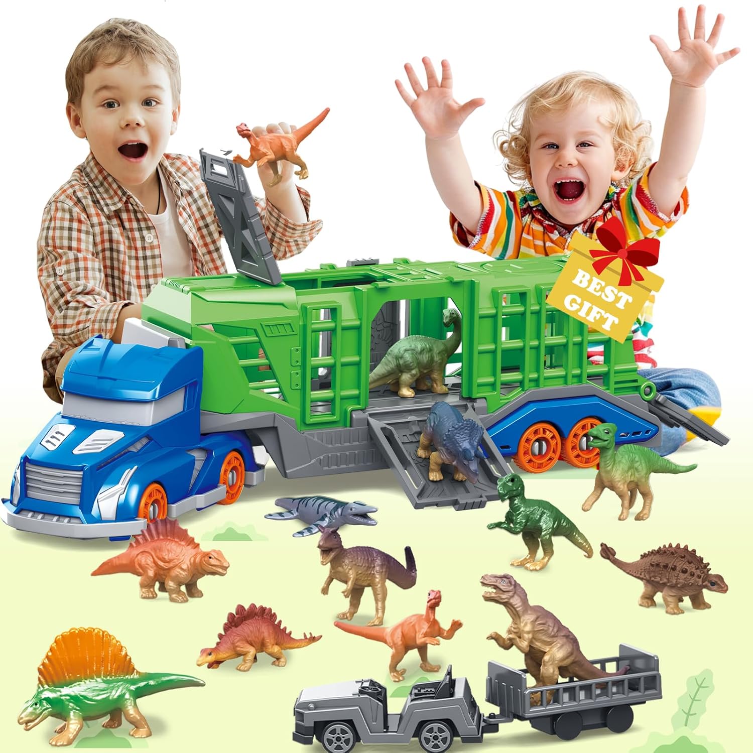 Dinosaur Animal Transport Vehi - đánh giá và giá Kids Toys Under 1 Year