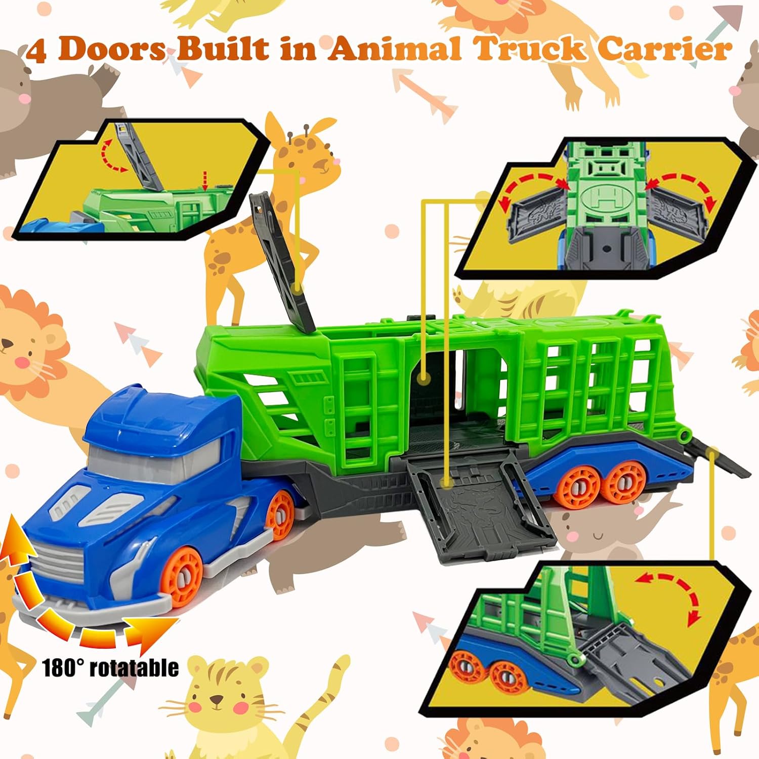 Dinosaur Animal Transport Vehi - đánh giá và giá Kids Toys Under 1 Year