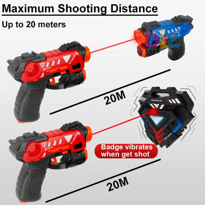 Children Infrared Battle Guns  - đánh giá và giá Laser Tag Set Kids
