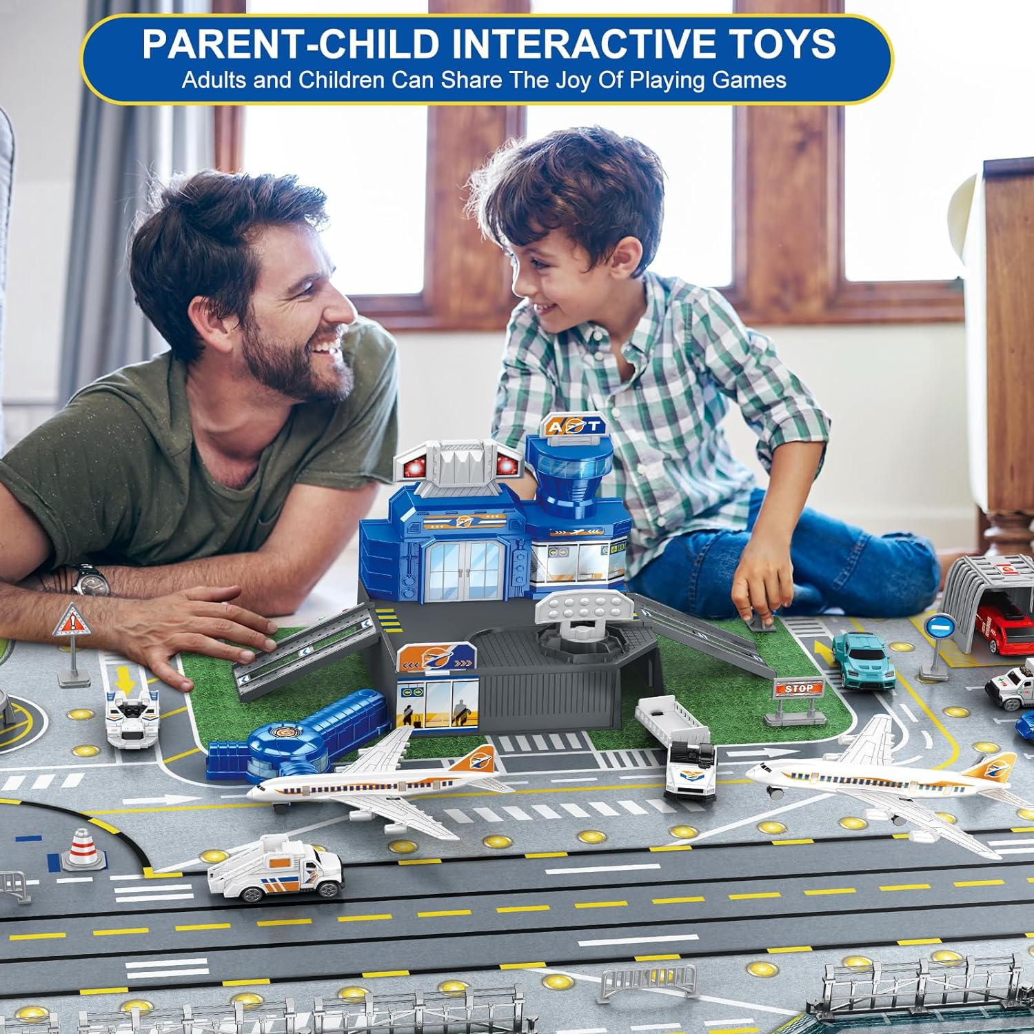 Children's Airport Scene Toy S - đánh giá và giá Kids Toys Helicopter