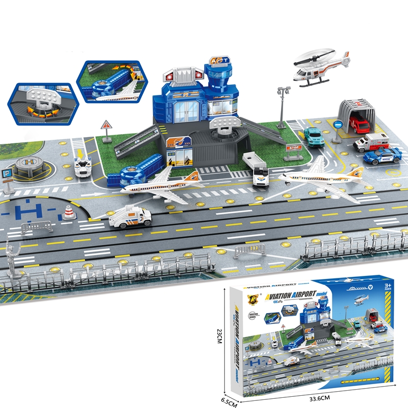 Children's Airport Scene Toy S - đánh giá và giá Kids Toys Helicopter