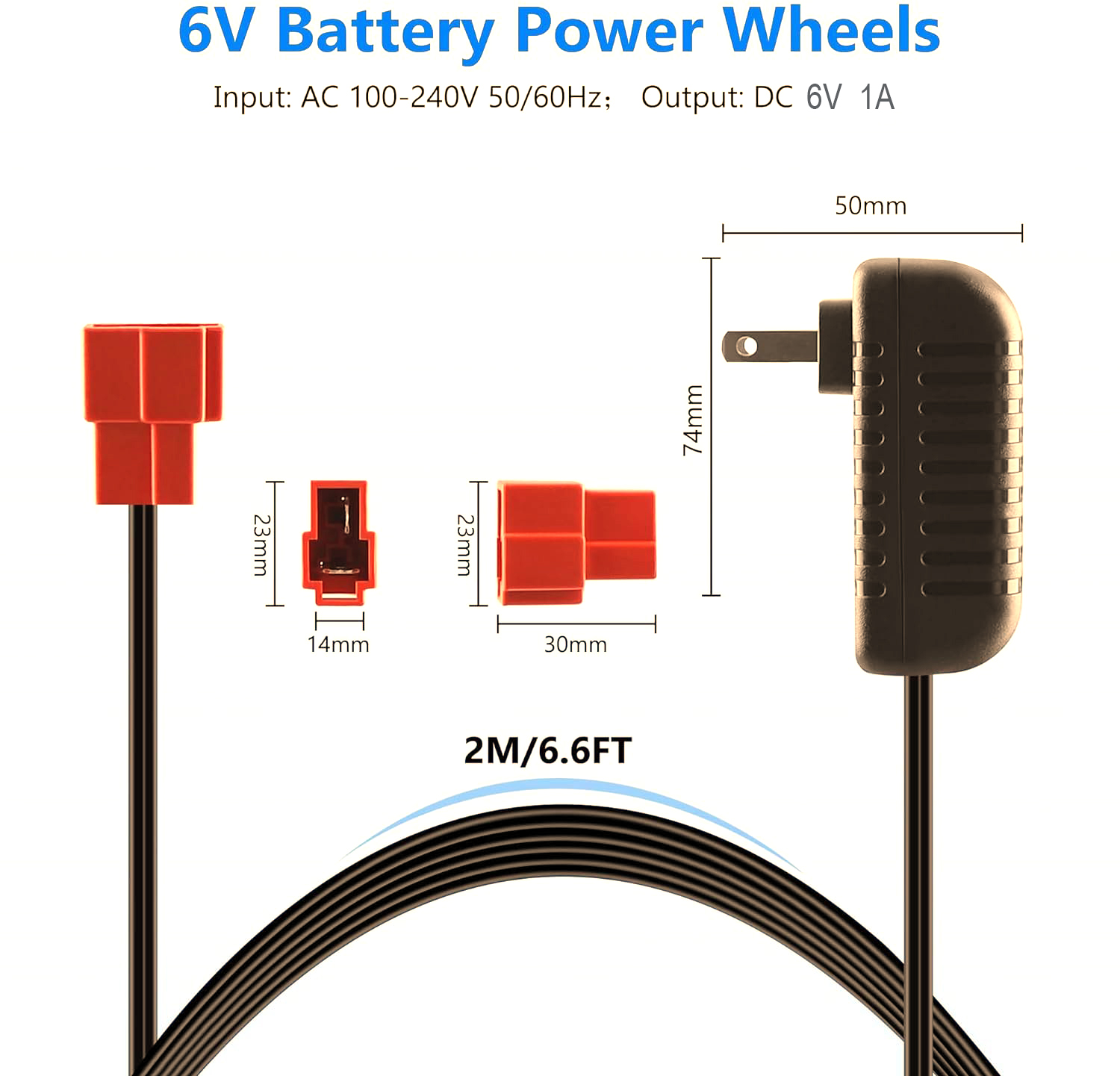 6V Battery Charger for Ride on - đánh giá và giá Kids Toys Quad