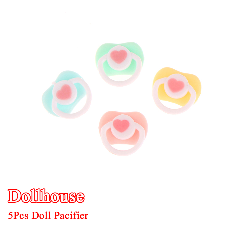 5Pcs Lovely Mini Doll Pacifier - đánh giá và giá Kids Toys House