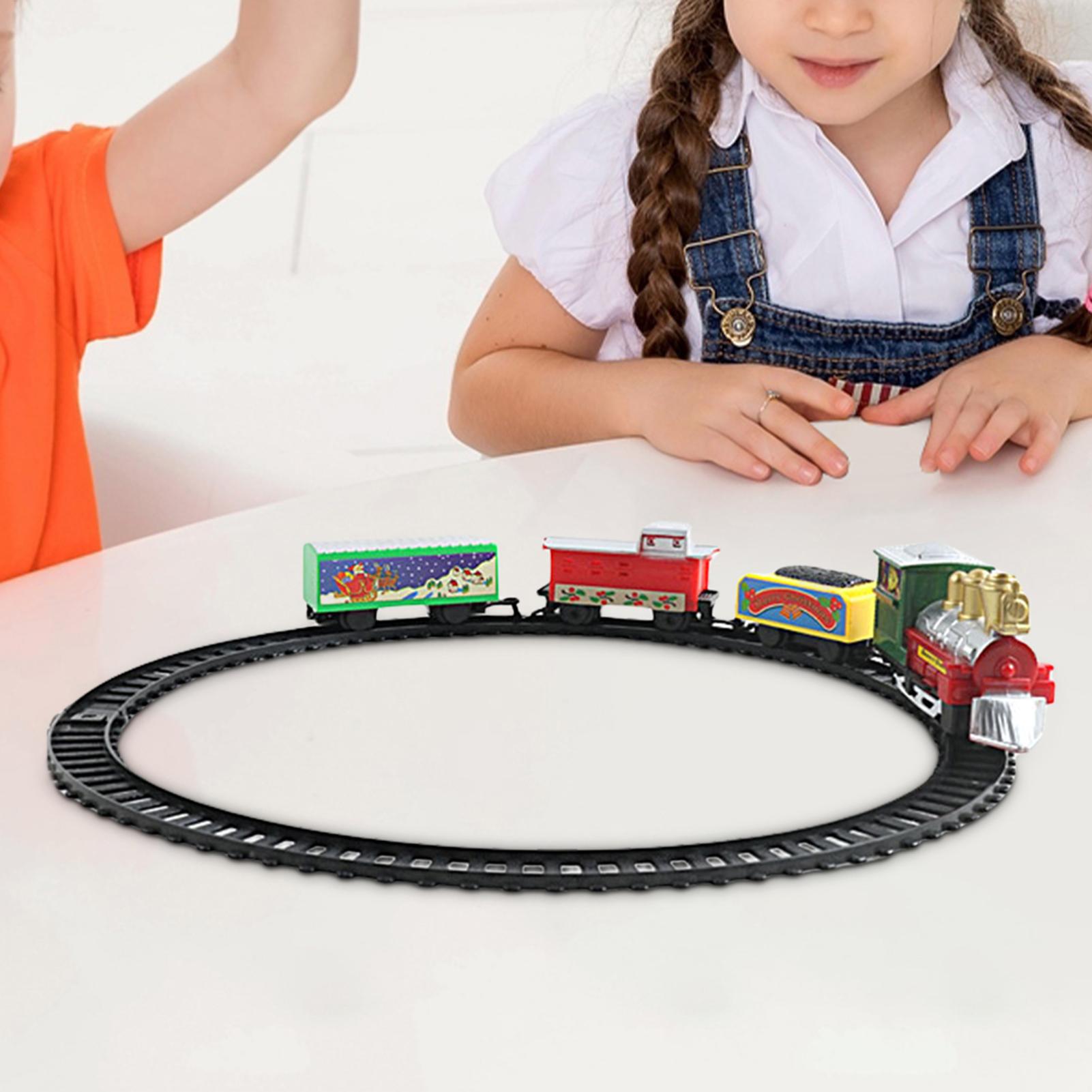 Christmas Train Set with Track - đánh giá và giá Toy Train Track Set