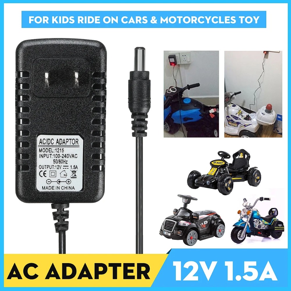 AC 100-240V to DC 12V 1A Charg - đánh giá và giá Kids Toys Quad