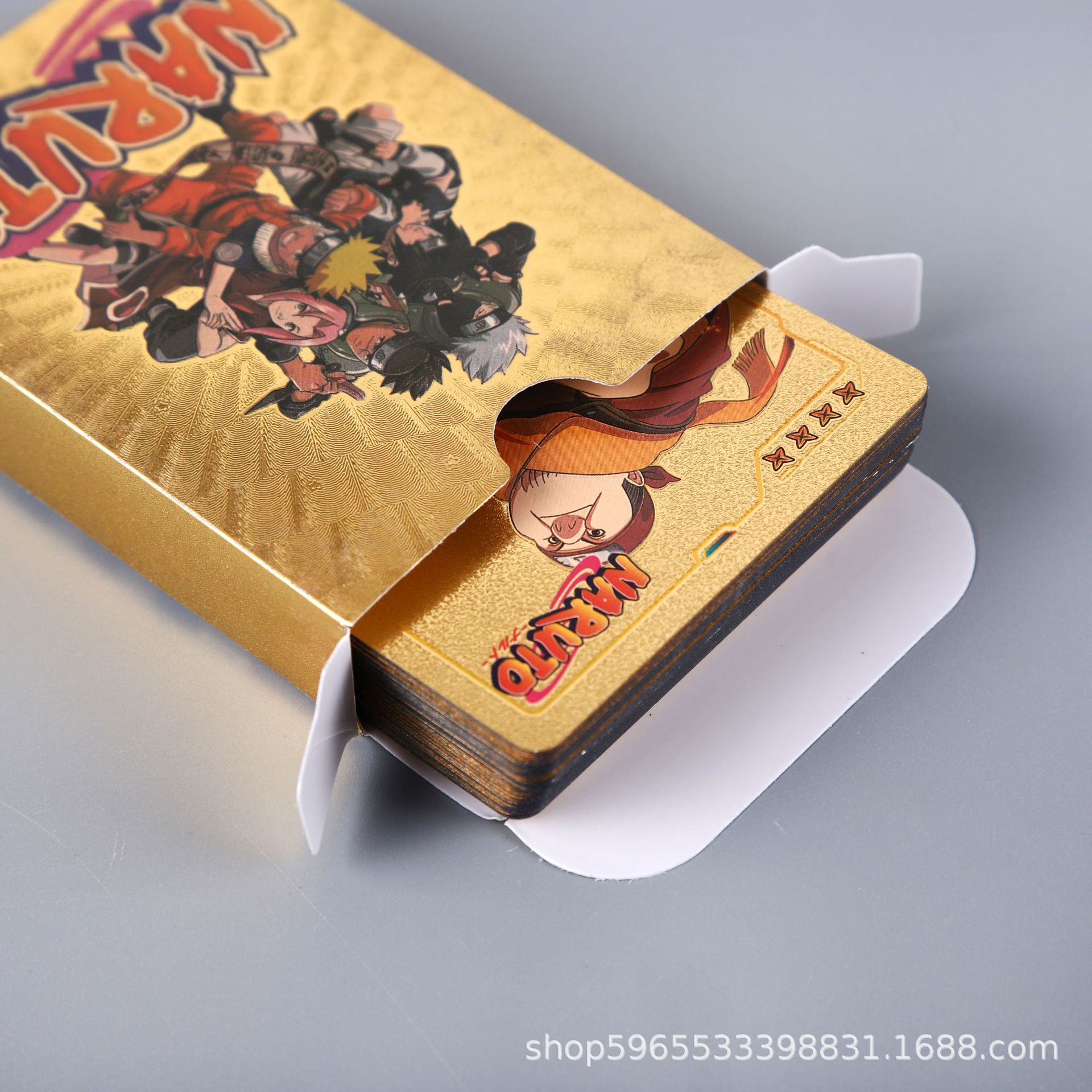 55pcs Naruto Card Gold English - đánh giá và giá Card Game Kids