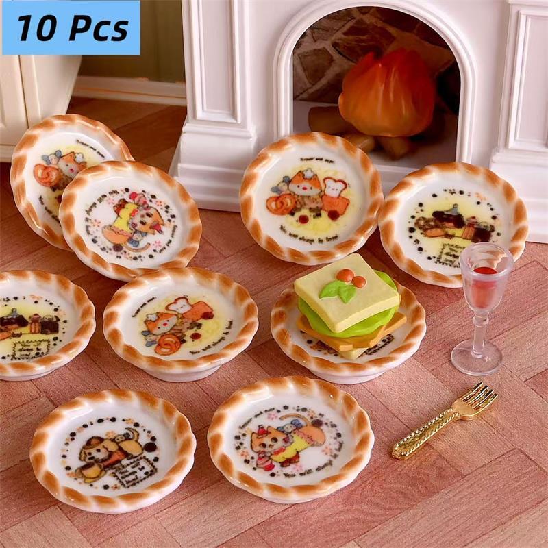 10Pcs/set Dollhouse Miniature  - đánh giá và giá Kids Toys House
