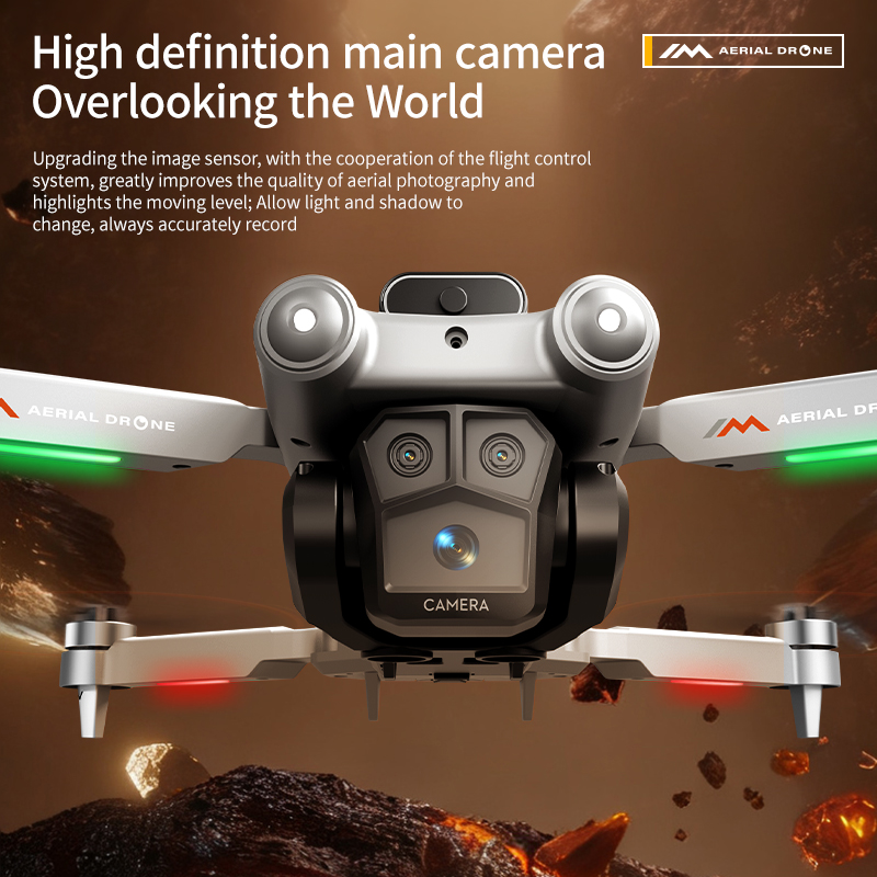 M6 Drone 8K Triple HD Lens 4.5 - đánh giá và giá Kids Toys Quad