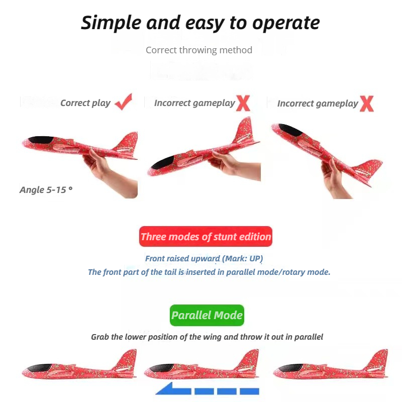 48cm Large Foam Airplane Child - đánh giá và giá Kids Toys Supplier