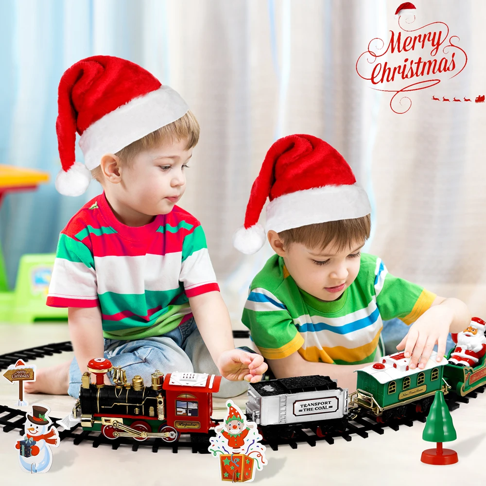 Christmas Train Set Festive Mi - đánh giá và giá Toy Train Track Set