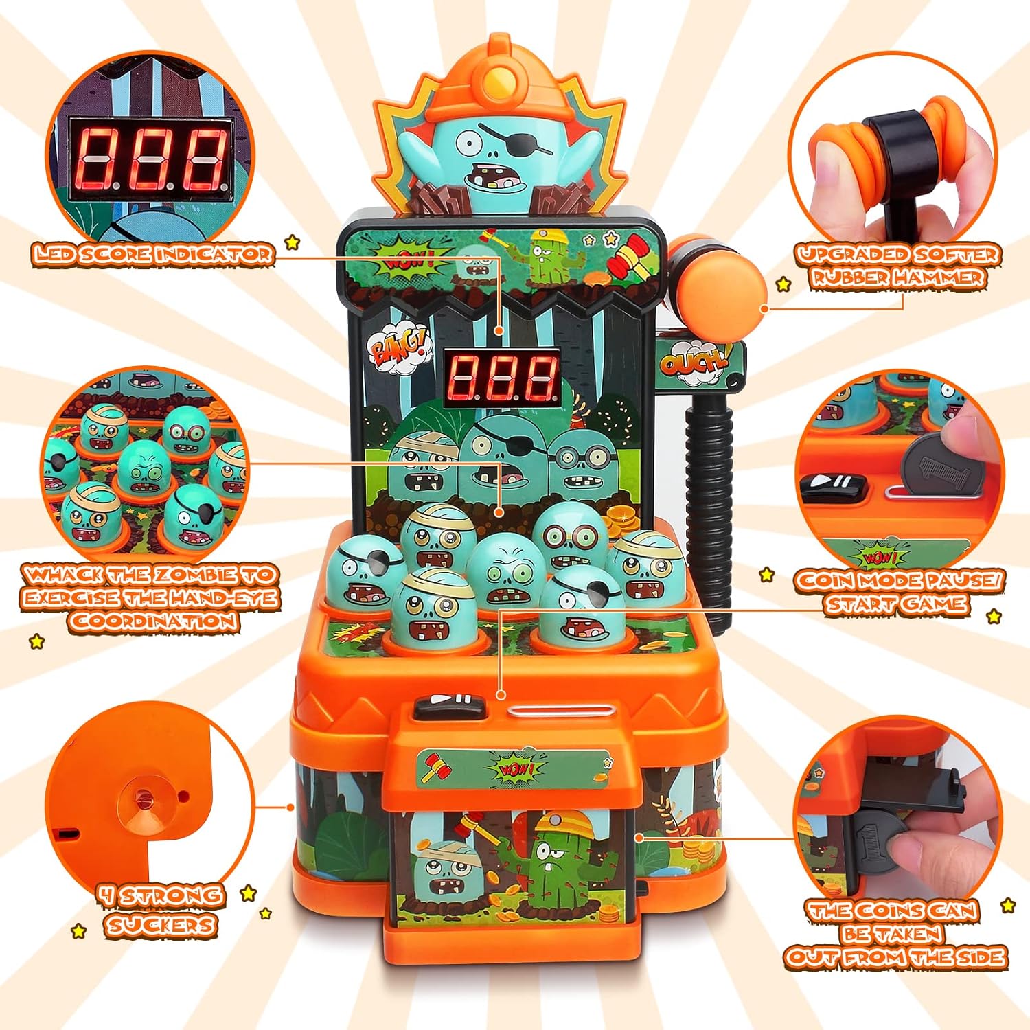 Zombies Whack Game Toys for Ki - đánh giá và giá Kids Zombie Toys