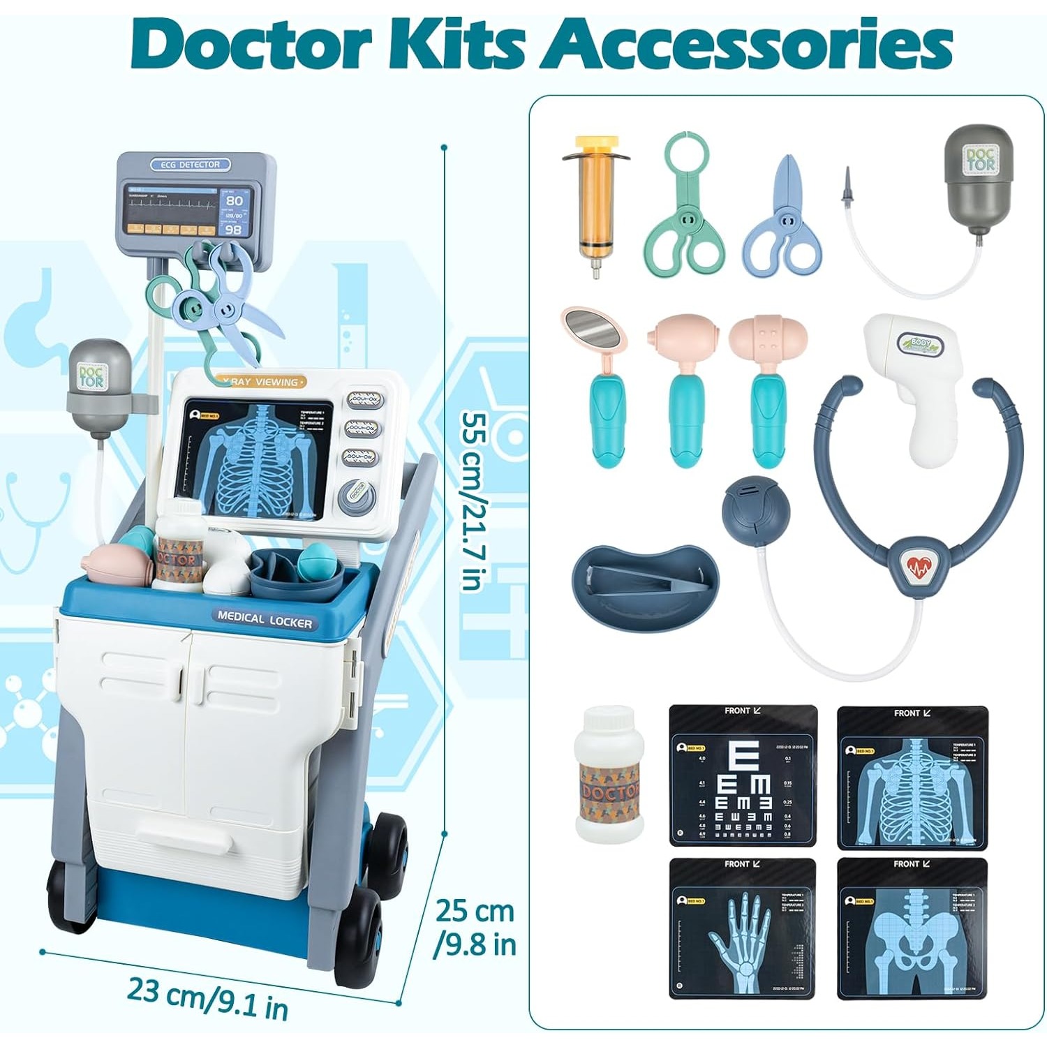 Doctor Kit Toy Pretend Play Do - đánh giá và giá Kids Xray Toys