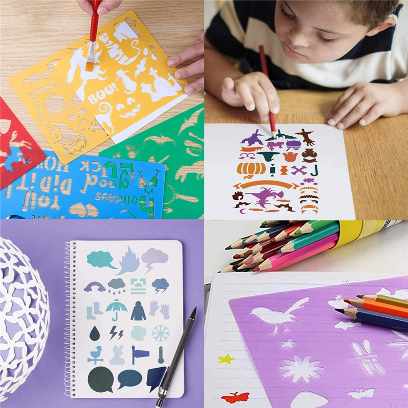 5/20pcs Drawing Stencils Set f - đánh giá và giá Kids Toys Under 300