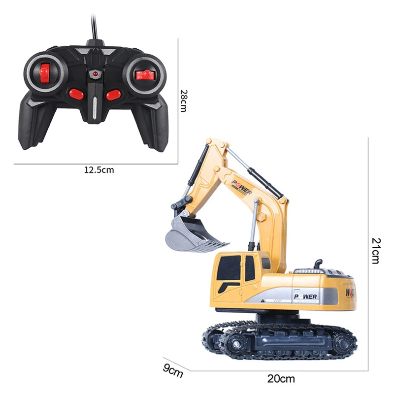 RC Excavator 2.4Ghz 6 Channel  - đánh giá và giá Kids Toys Channel