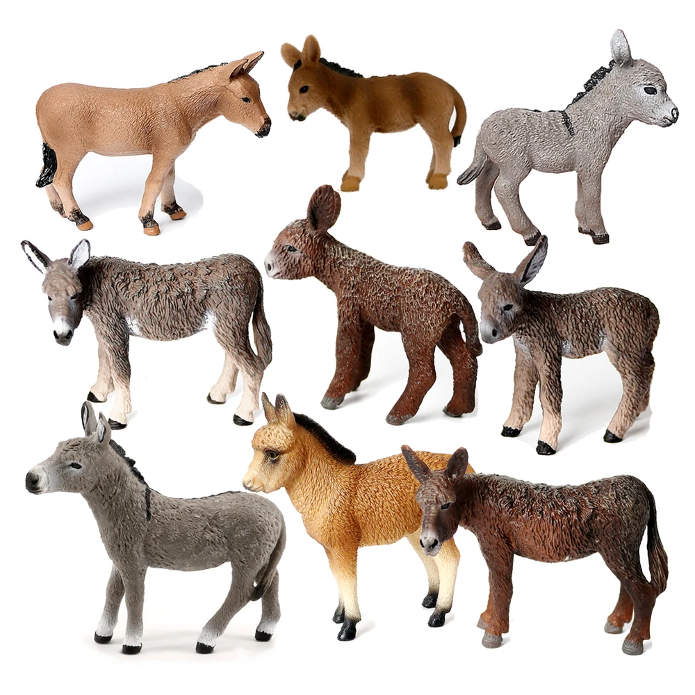 Donkey Model Toy Animals Figur - đánh giá và giá Kids Toys Under 1 Year