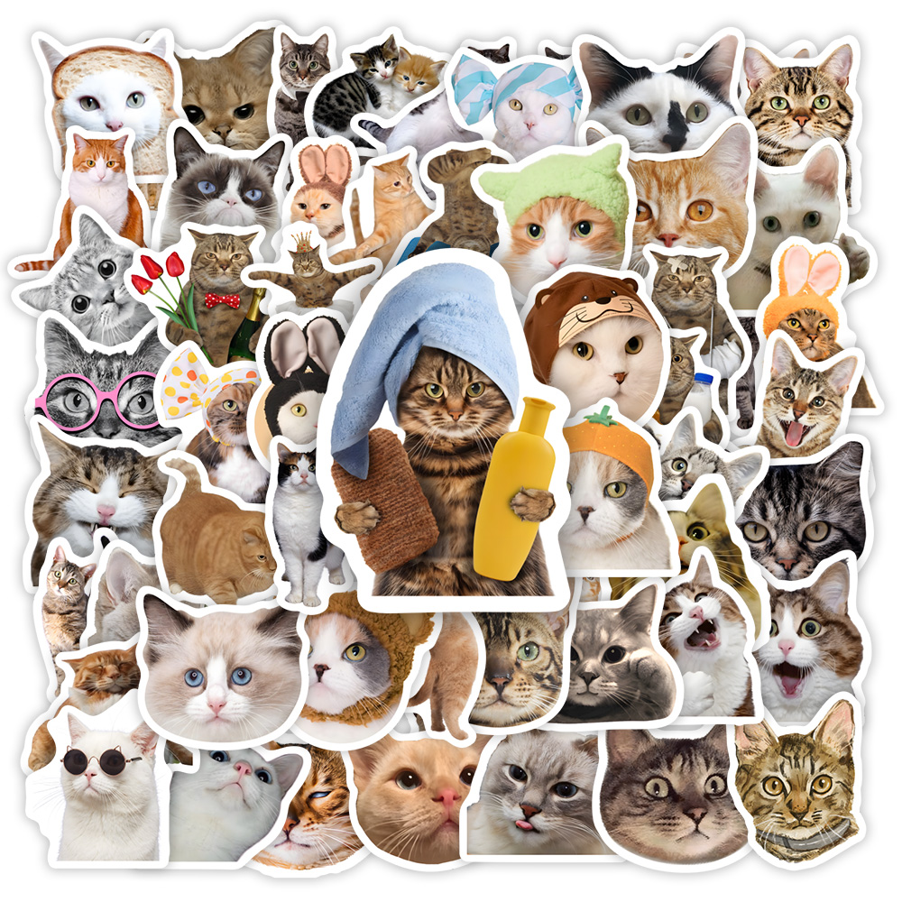 Cute Funny Cat Clipart Sticker - đánh giá và giá Kids Toys Clipart