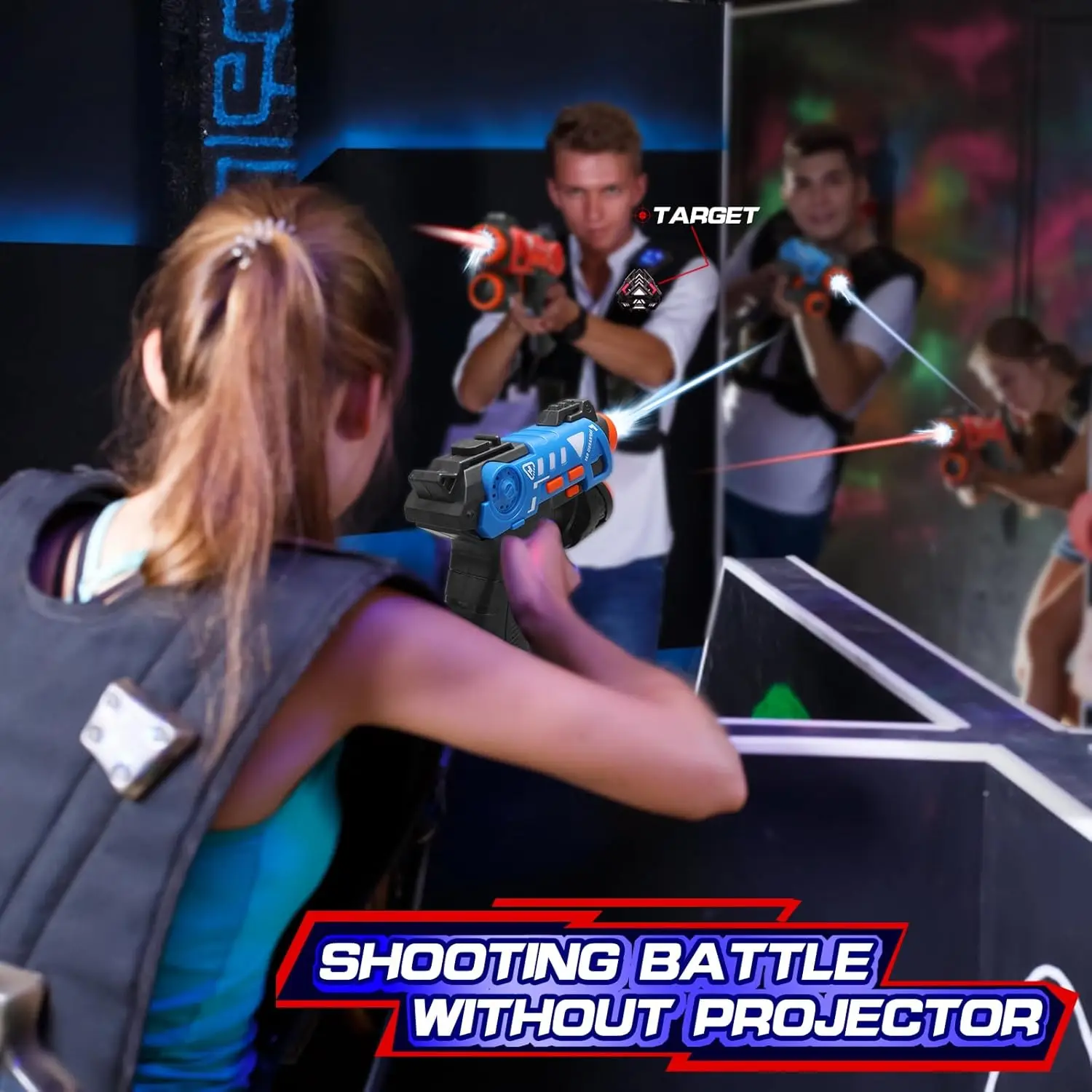 2 Player Laser Tag Blaster Set - đánh giá và giá Laser Tag Set Kids