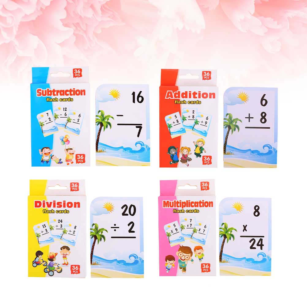 4 Boxes Childrens Math Study C - đánh giá và giá Card Game Kids