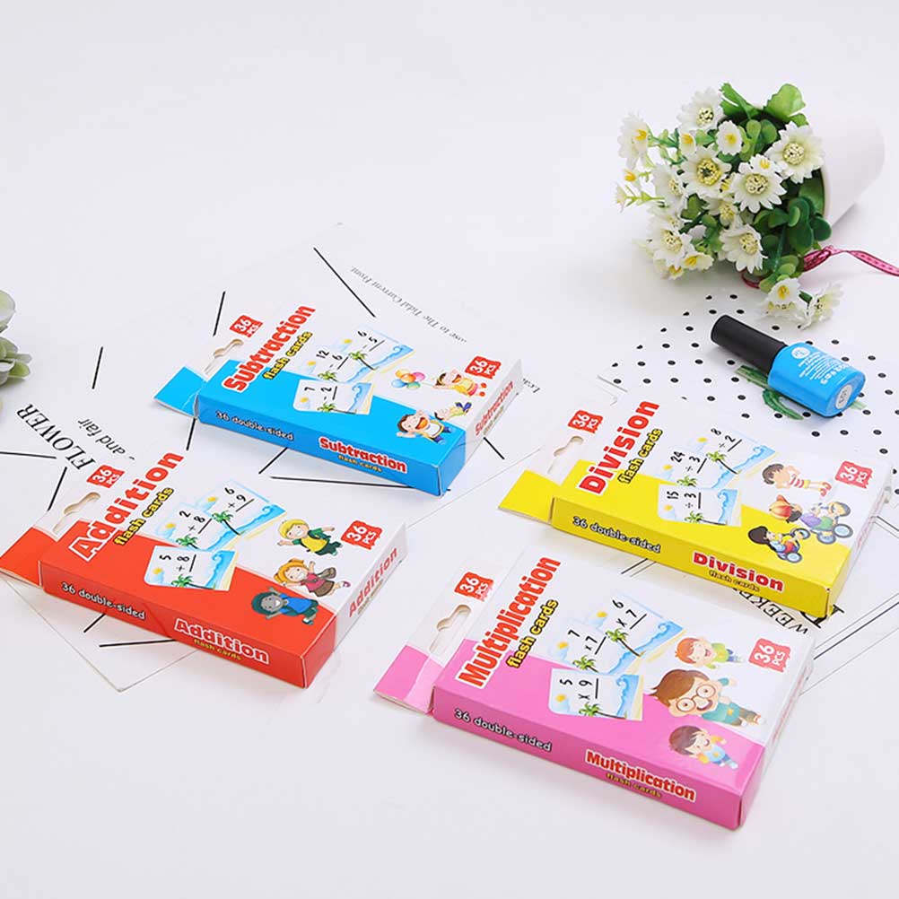 4 Boxes Childrens Math Study C - đánh giá và giá Card Game Kids