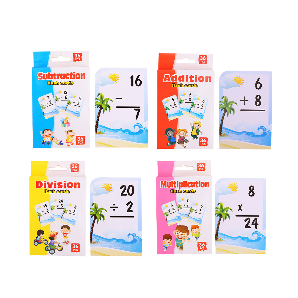 4 Boxes Childrens Math Study C - đánh giá và giá Card Game Kids