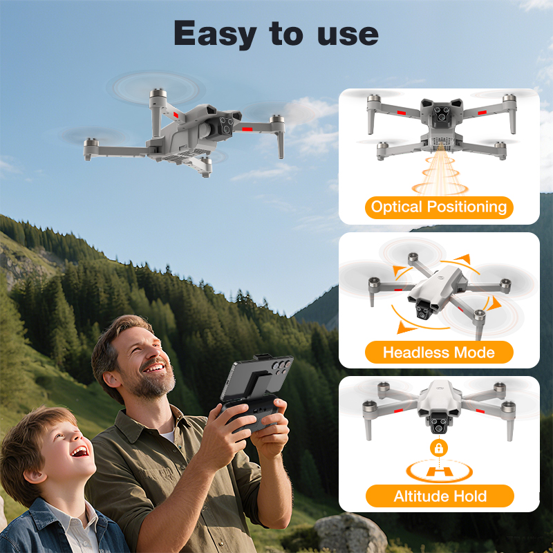 NEW Hot L017 Pro Drone Brushle - đánh giá và giá Kids Toys Helicopter