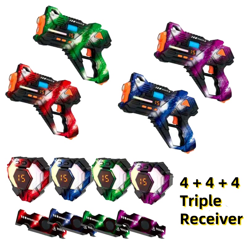 CSTAG 4x4x4 Laser Tag Guns Set - đánh giá và giá Laser Tag Set Kids