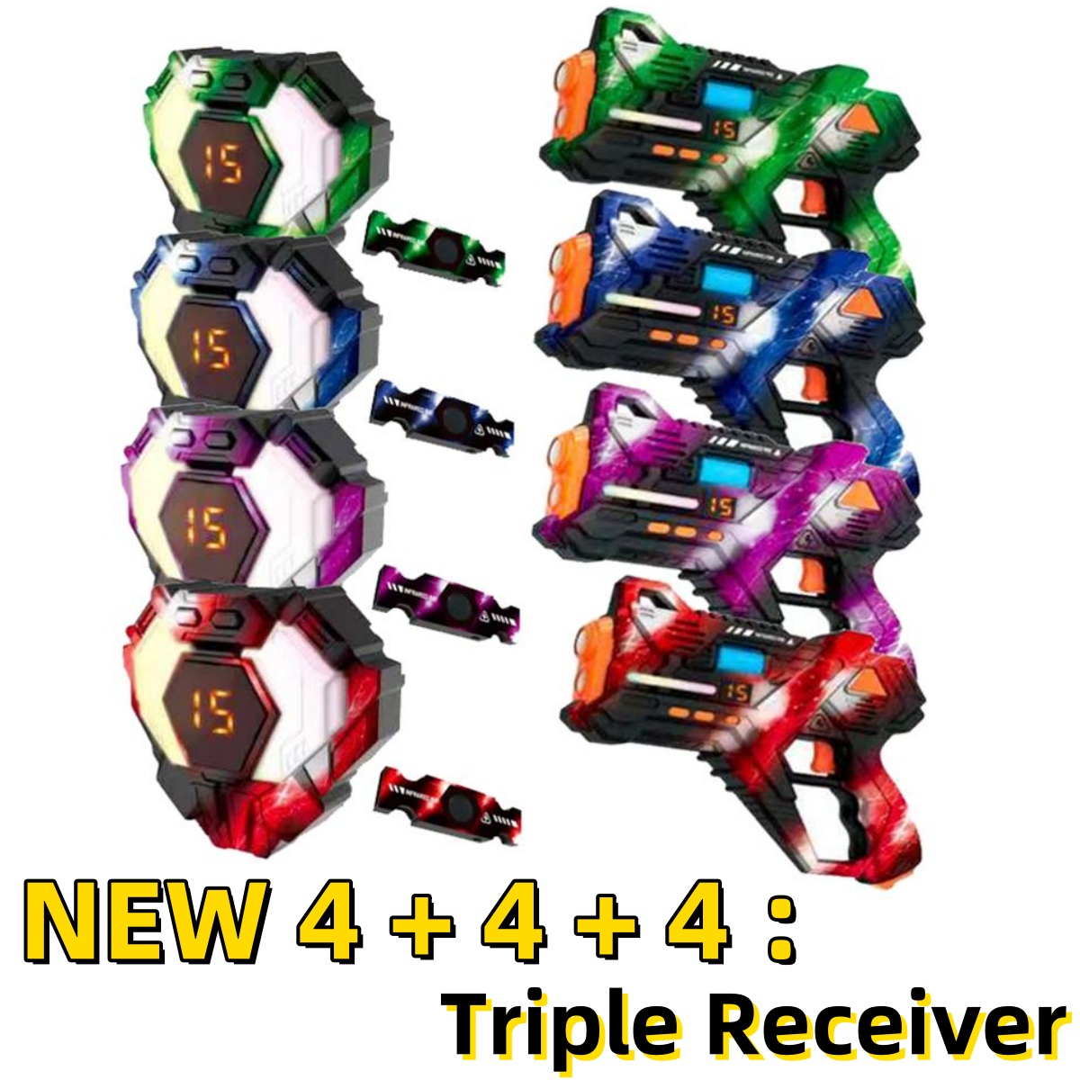 CSTAG 4x4x4 Laser Tag Guns Set - đánh giá và giá Laser Tag Set Kids